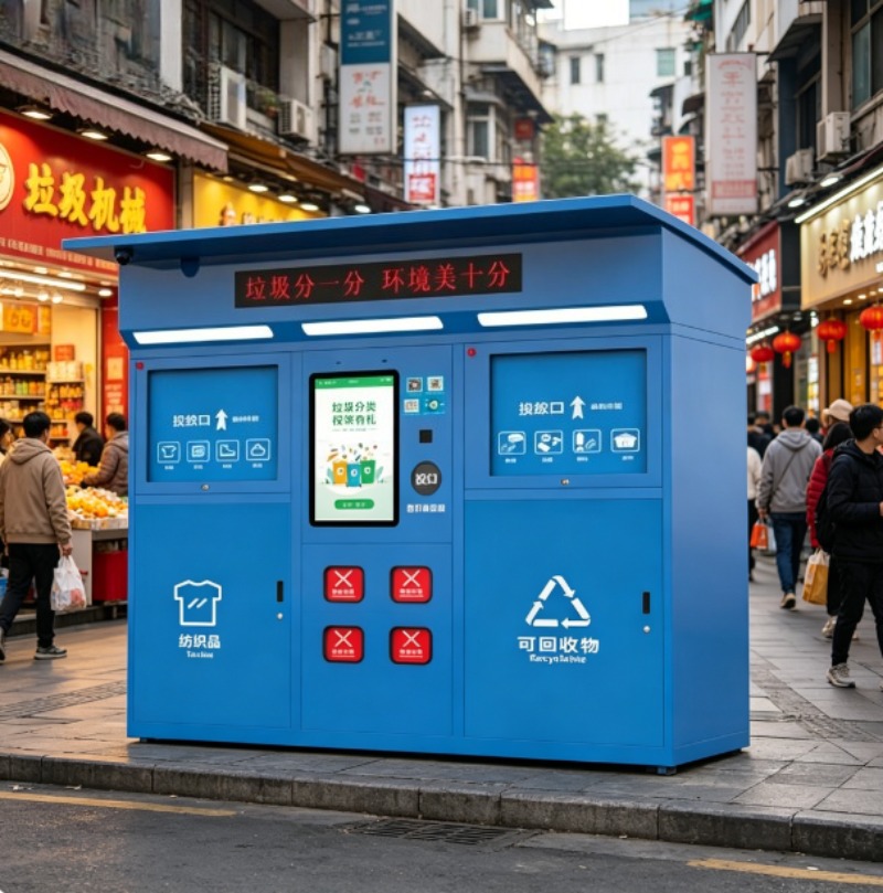 Vending Machine Qr Code - ตู้รับสินค้าคืนค่าสำหรับขยะรีไซเคิลพร้อมระบบรางวัลเงินสด, คิวอาร์โค้ด และระบบสะสมคะแนน
