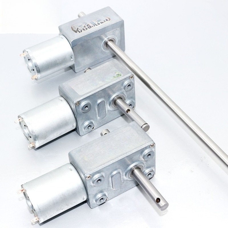 Crane Claw Motor - มอเตอร์เกียร์กระแสตรงแรงบิดสูง JGY-370 มอเตอร์เกียร์แบบหนอนขนาดเล็ก สำหรับเครื่องจำหน่ายสินค้าอัตโนมัติ เครนคีบ และอุปกรณ์ยก
