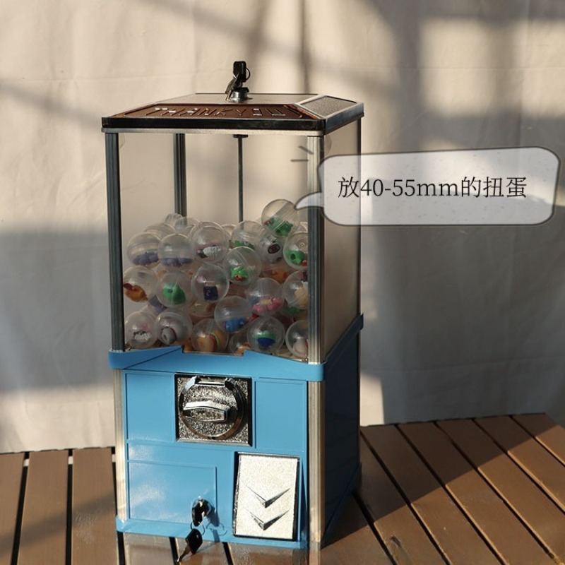 Prize Capsule Toy Machine - ตู้กาชาปองแบบตั้งโต๊ะทรงสี่เหลี่ยม รุ่น CL20 เครื่องจำหน่ายแคปซูลสำหรับลูกบอลกาชาขนาด 32-55 มม.