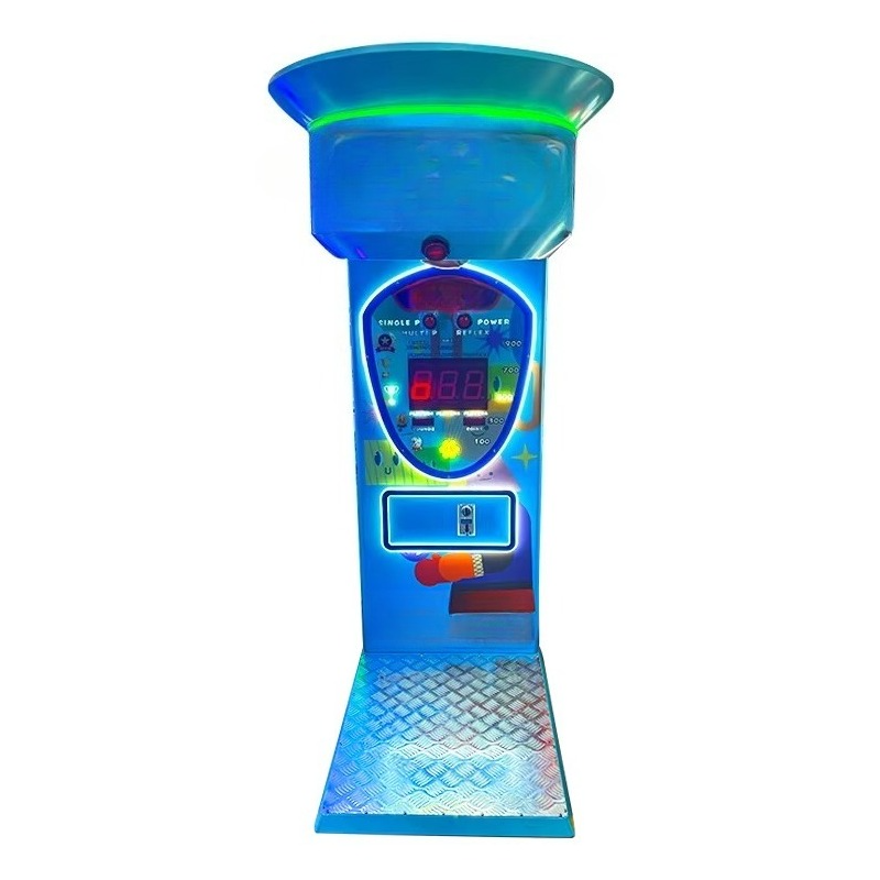 Ticket Redemption Machine - เครื่องเกมอาร์เคดชกมวยสำหรับเด็กแบบกำหนดเองได้ พร้อมไฟ LED กระสอบทรายแบบนุ่ม ระบบแลกตั๋ว สำหรับสวนสนุกสำหรับครอบครัว