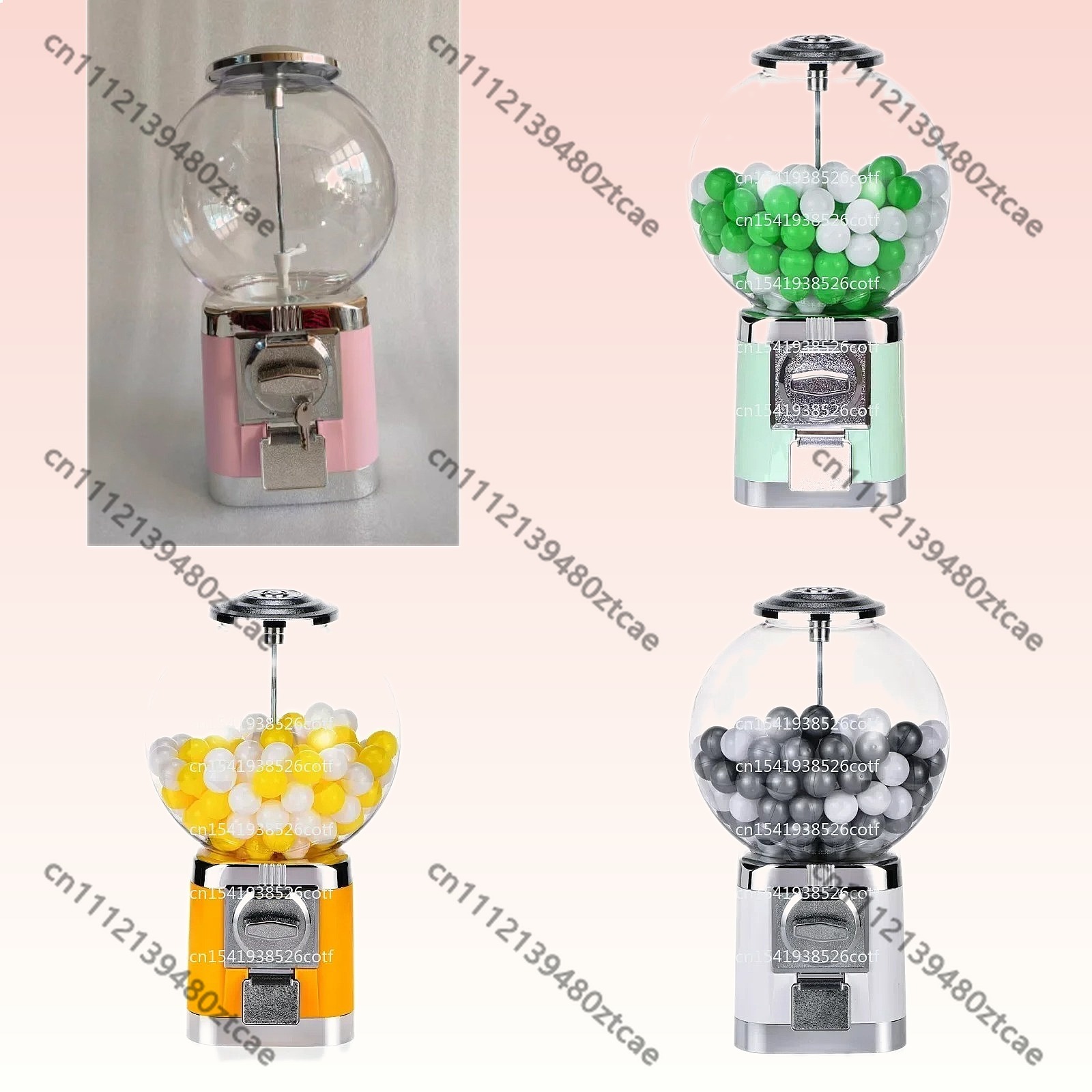 Prize Capsule Toy Machine - ตู้ขายลูกอมแบบหยอดเหรียญพร้อมประตูเลื่อนสำหรับงานปาร์ตี้