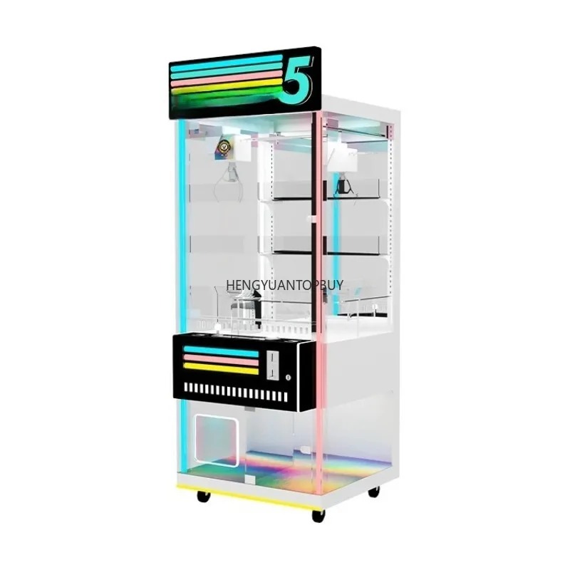 Arcade Vending Machines For Sale - เครื่องเกมคีบตุ๊กตาในร่มลดราคาพิเศษ พร้อมไฟ LED รับเหรียญและแจกของรางวัล
