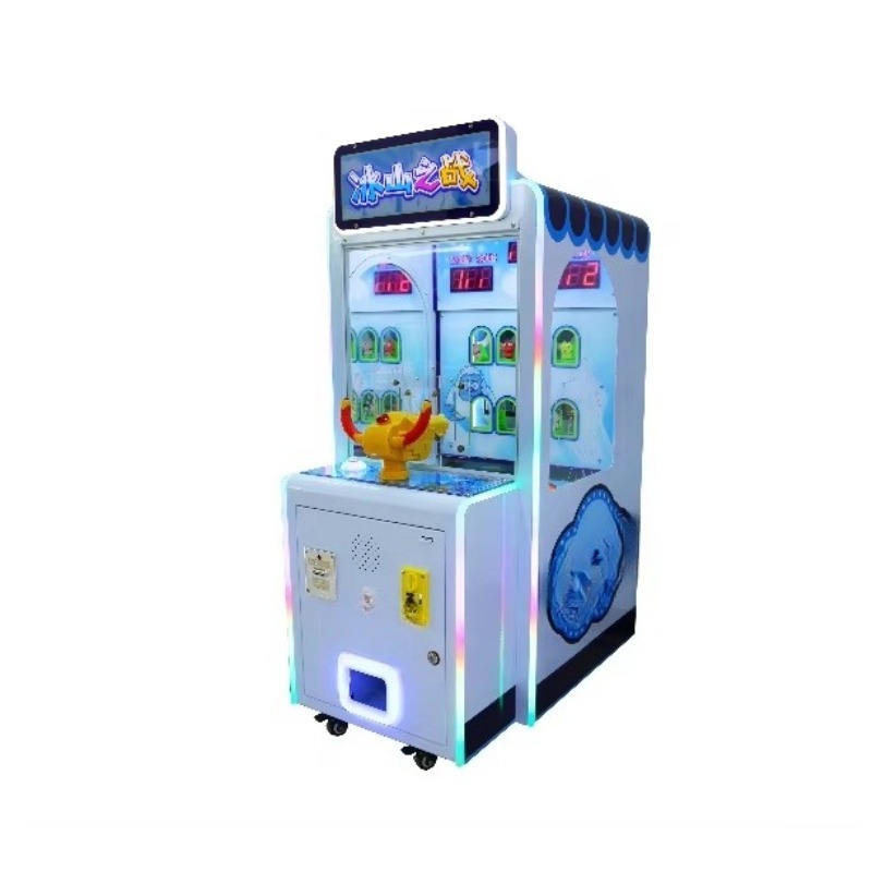 Ticket Redemption Machine - เครื่องเกมหยอดเหรียญสำหรับเด็ก ยิงลูกบอลสงครามบนภูเขาน้ำแข็ง แลกตั๋วรางวัล สำหรับสวนสนุก