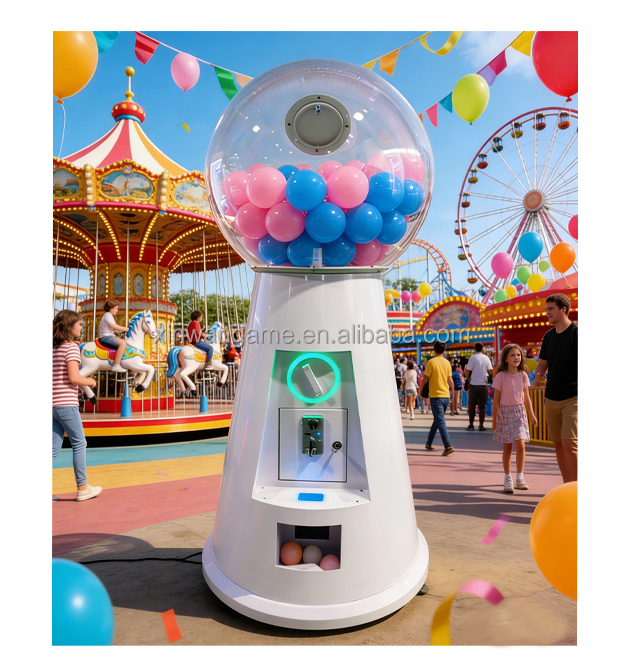 Prize Capsule Toy Machine - เครื่องหมุนไข่บอลกลม ของเล่นแคปซูล บลายด์บ็อกซ์ ของขวัญสำหรับเด็ก รางวัลนำโชค เครื่องเกมหยอดเหรียญ