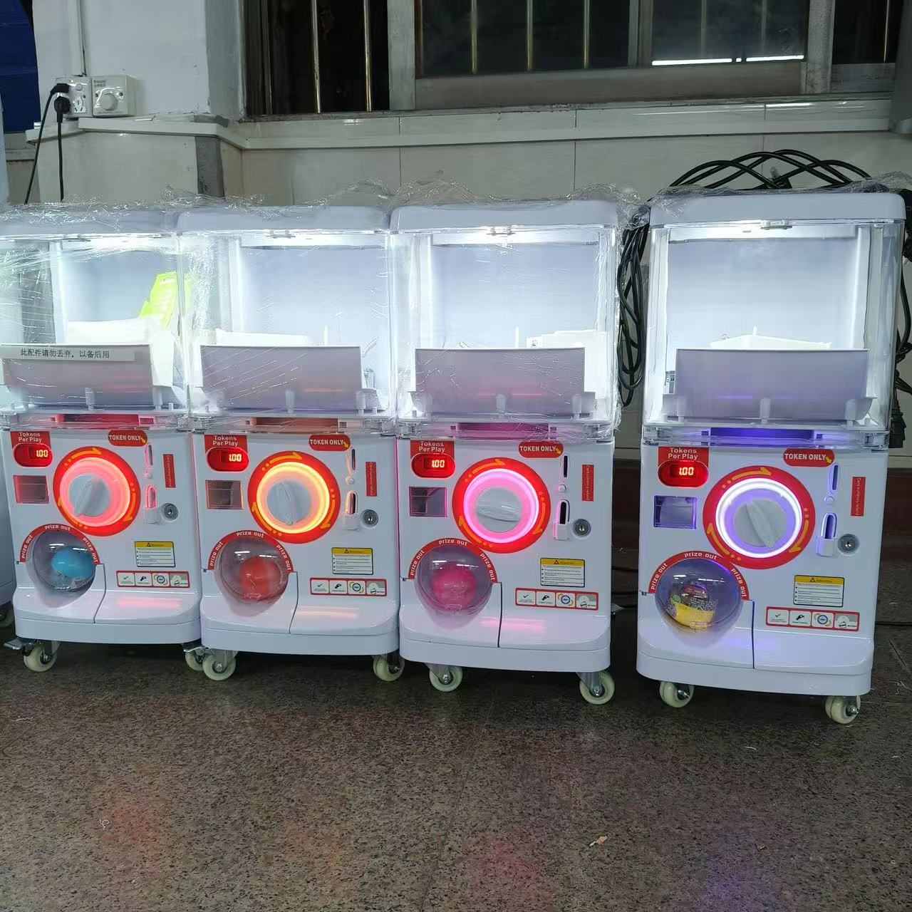 Bill Acceptor Vending - ตู้กาชาปองญี่ปุ่นขนาดเล็ก 50-80 มม. ของเล่นแคปซูลโลหะ รับประกัน 1