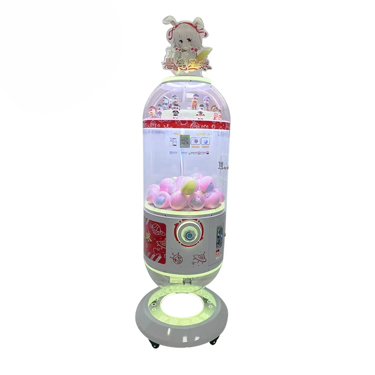 Bill Acceptor Vending - โรงงานแหล่งเครื่องจักร Custom Gashapon Suspension Twisted Egg