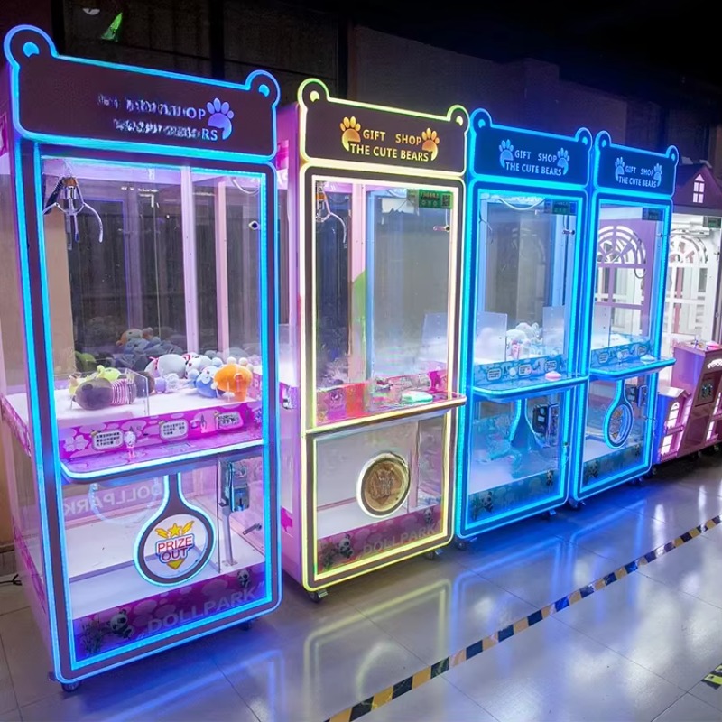 Arcade Vending Machines For Sale - เครื่องเกมอาร์เคดสีสันสดใส เครื่องหยอดเหรียญ/เครื่องคีบตุ๊กตา/ตู้ขายสินค้าอัตโนมัติ