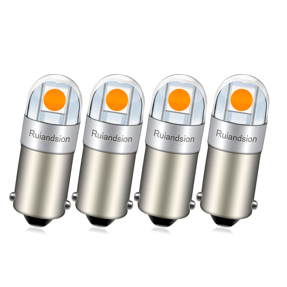 Pinball Machine - หลอดไฟ LED 4 ชิ้น 6.3V BA9S