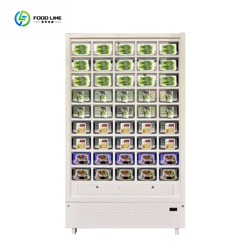 Vending Machine Qr Code - ตู้จำหน่ายสินค้าอัตโนมัติสำหรับอาหารสด แซนวิช ผลไม้ ไข่ รองรับการชำระเงินด้วยคิวอาร์โค้ด เหรียญ