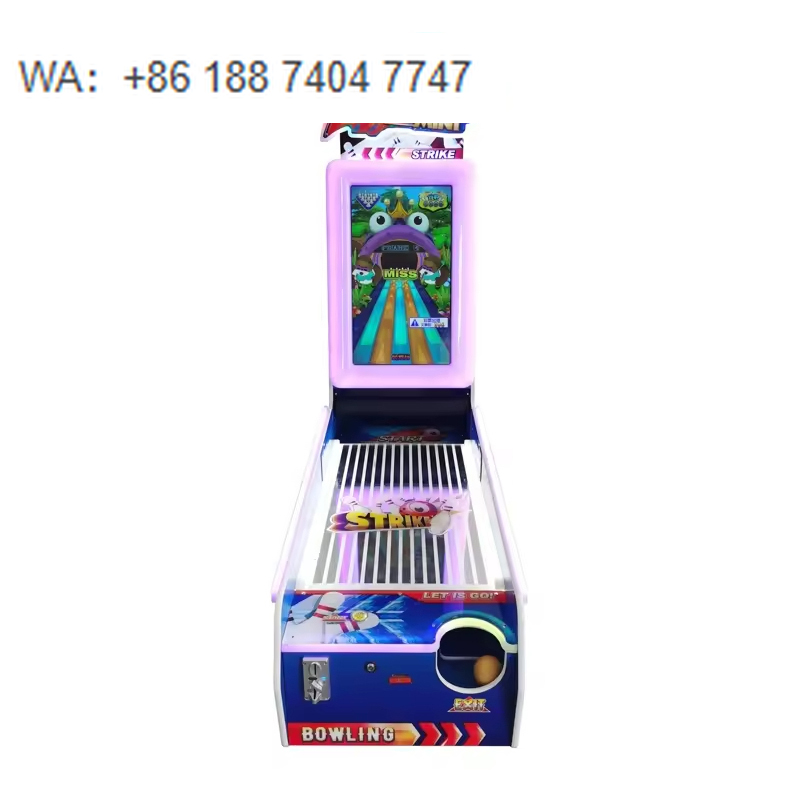 Ticket Redemption Machine - เครื่องเล่นเกมโบว์ลิ่งหยอดเหรียญสำหรับเด็ก เครื่องโบว์ลิ่งขนาดเล็กสำหรับเด็ก พร้อมระบบแลกตั๋ว เครื่องเล่นเกมโบว์ลิ่งในร่ม