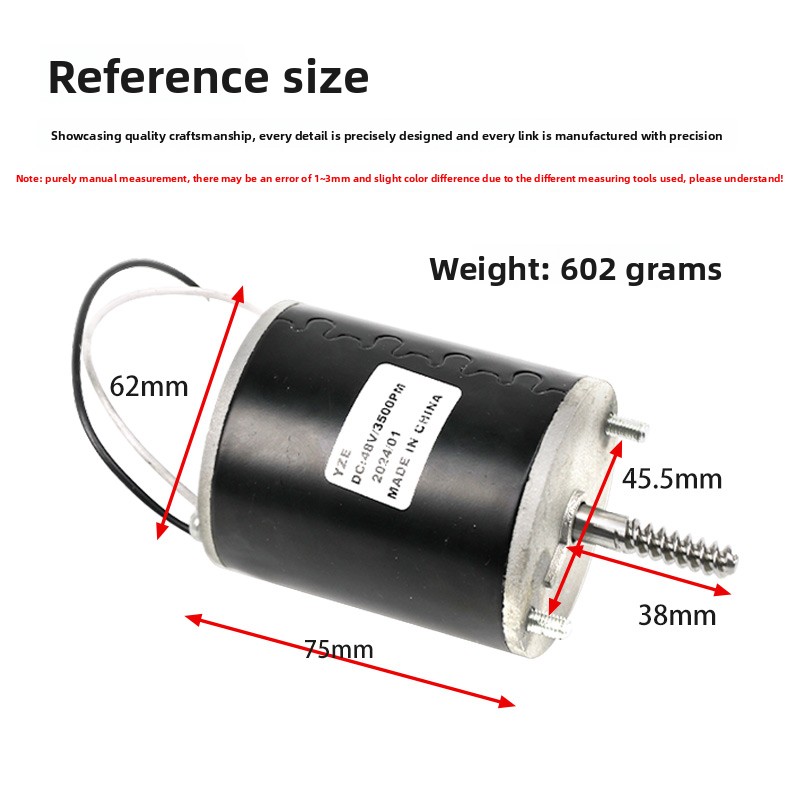 มอเตอร์เกียร์ความเร็วสูง 48V ส - Crane Claw Motor บทวิจารณ์และราคา