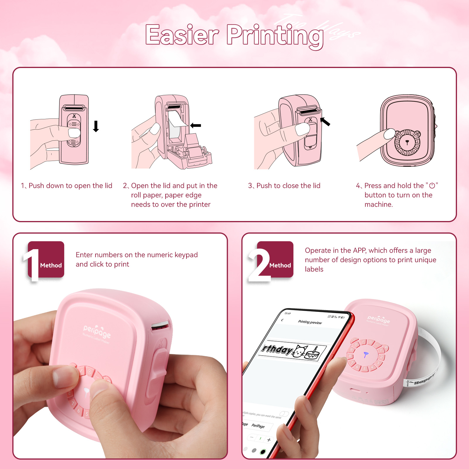 เครื่องพิมพ์ฉลากความร้อนแบบพกพ - Photo Booth Machine บทวิจารณ์และราคา