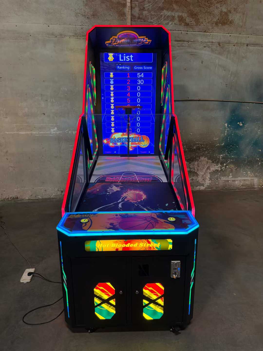 เครื่องเล่นบาสเก็ตบอล LED แบบห - Ticket Redemption Machine บทวิจารณ์และราคา