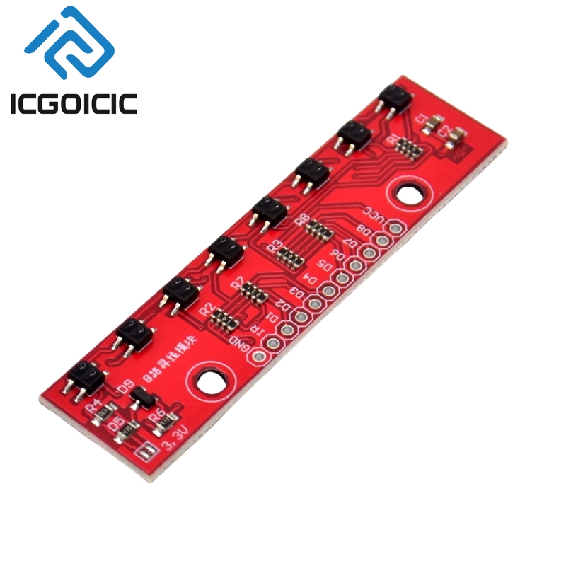 1-10PCS 8-แชนเนล อินฟราเรด ไลน - Arduino Vending Machine Project บทวิจารณ์และราคา