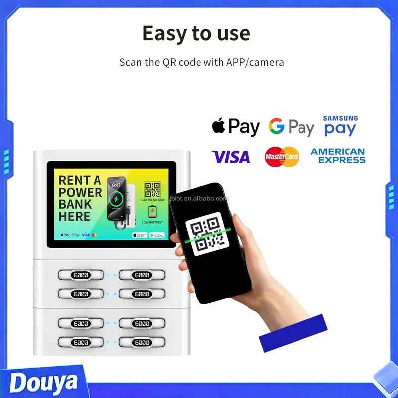 สถานีชาร์จแบตเตอรี่มือถือแบบสแ - Vending Machine Qr Code บทวิจารณ์และราคา