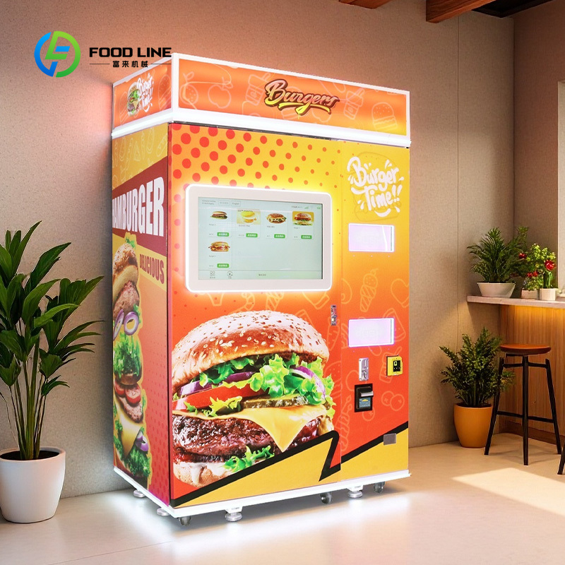 ตู้จำหน่ายเบอร์เกอร์อัตโนมัติอ - Vending Machine Qr Code บทวิจารณ์และราคา