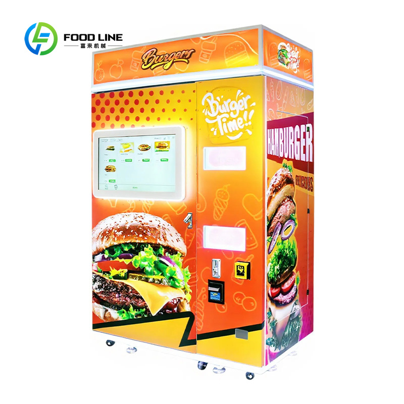 ตู้จำหน่ายเบอร์เกอร์อัตโนมัติอ - Vending Machine Qr Code บทวิจารณ์และราคา