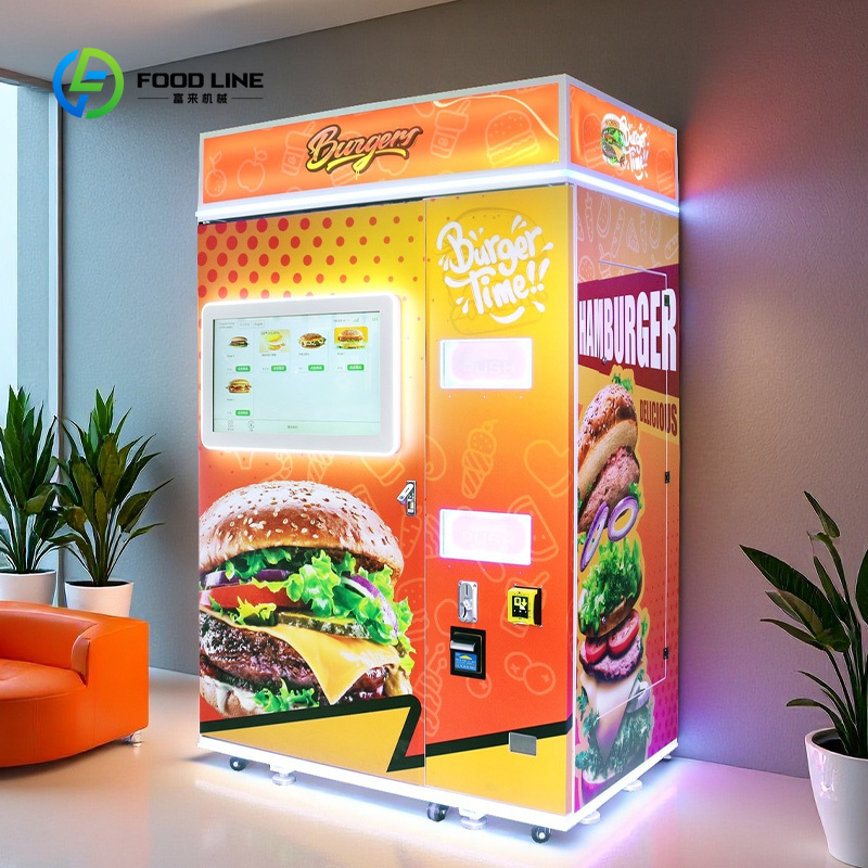 ตู้จำหน่ายเบอร์เกอร์อัตโนมัติอ - Vending Machine Qr Code บทวิจารณ์และราคา