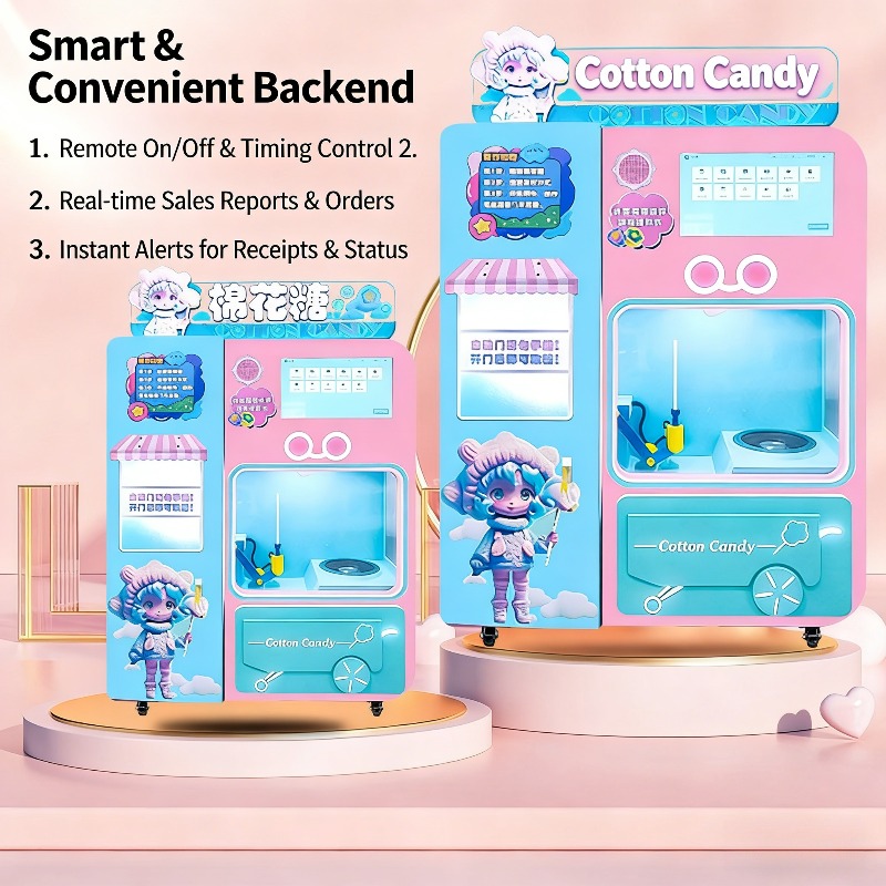 เครื่องขายขนมสายไหมอัตโนมัติแบ - Vending Machine Qr Code บทวิจารณ์และราคา