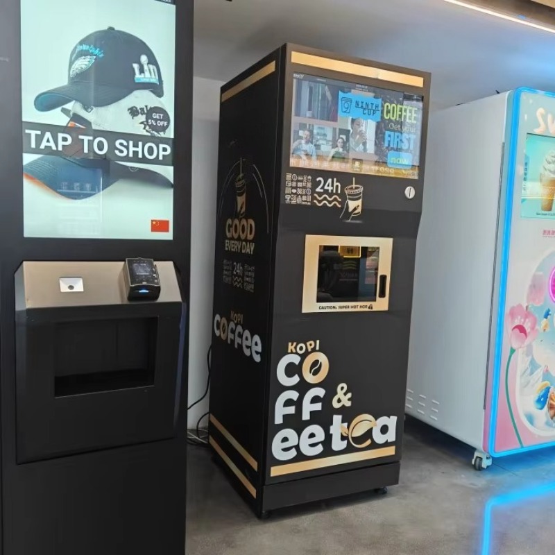 เครื่องจำหน่ายกาแฟอัตโนมัติขนา - Vending Machine Qr Code บทวิจารณ์และราคา