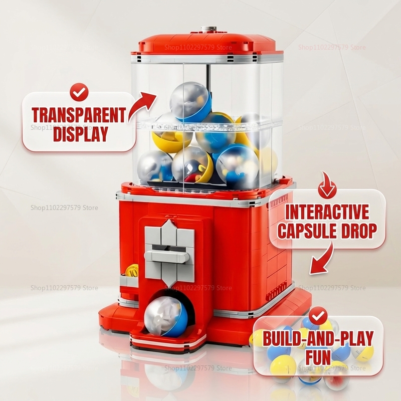 1343 ชิ้น ชุดตัวต่อเครื่องจำหน - Arcade Toy Vending Machine บทวิจารณ์และราคา