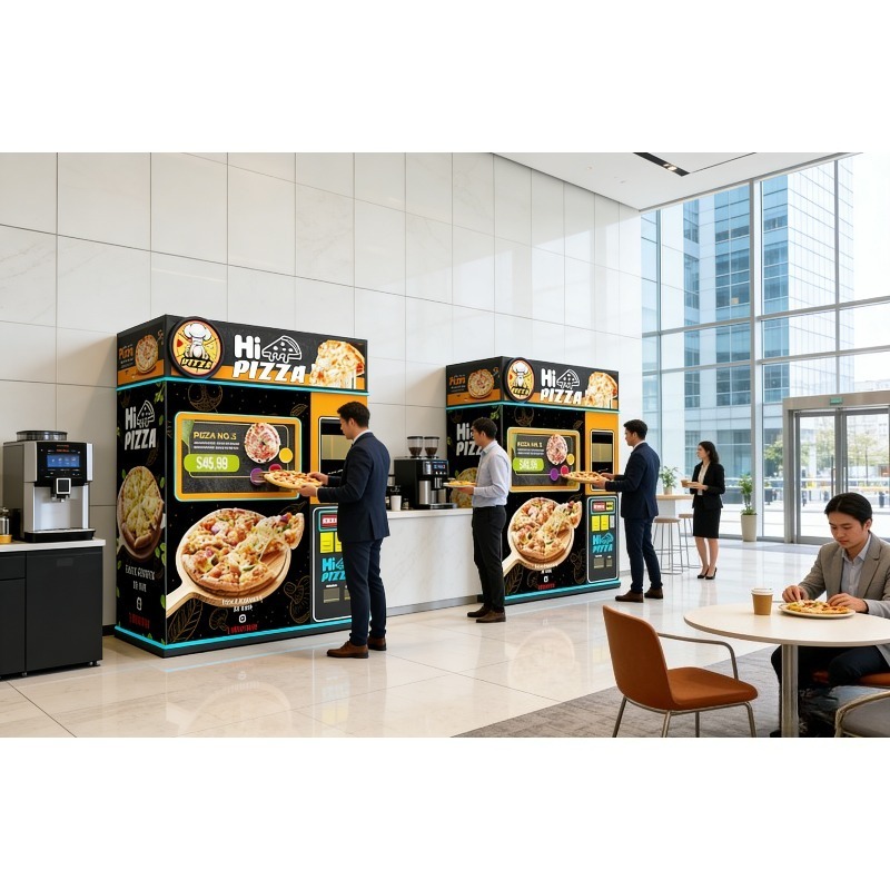 เครื่องทำพิซซ่าอัตโนมัติ เครื่ - Commercial Vending Machine บทวิจารณ์และราคา