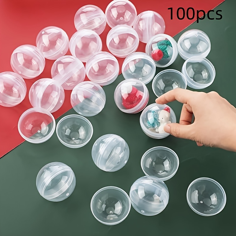 แคปซูลพลาสติกใสทรงกลมขนาด100ชิ - Prize Capsule Toy Machine บทวิจารณ์และราคา