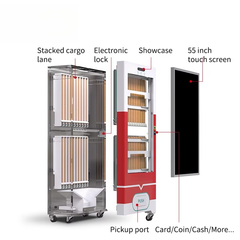 ตู้จำหน่ายบุหรี่อัตโนมัติแบบสั - Vending Machine Qr Code บทวิจารณ์และราคา